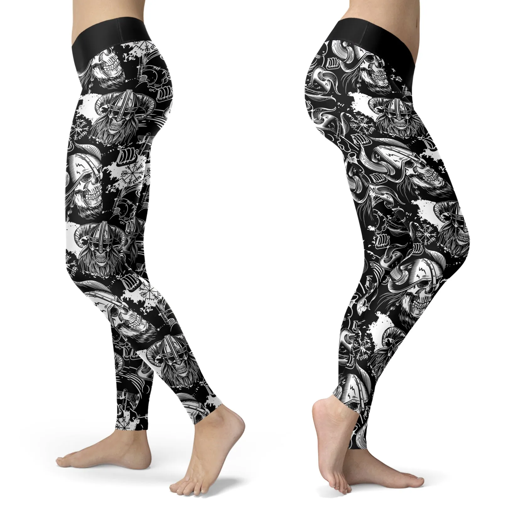 Viking Skulls Leggings