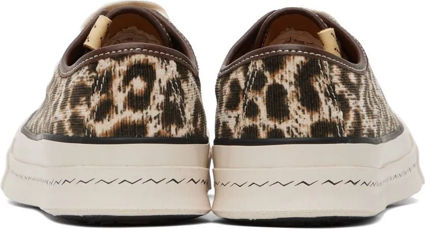 Visvim Tan Skagway Leopard Lo Sneakers