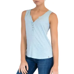 White Stuff Vest Sleeveless Button Up Cotton Jersey Cami Top