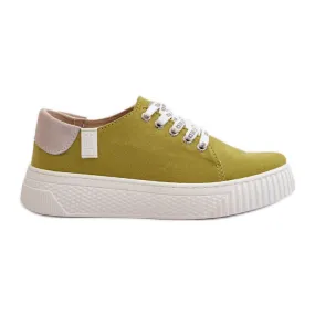 Women's Sneakers Memory Foam System Big Star NN276003 Lime green