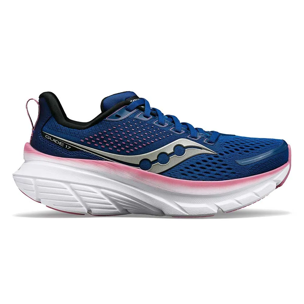 Women's Guide 17 Running Shoe - Navy/Orchid - Regular (B)