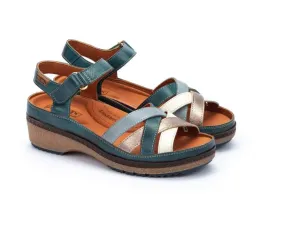 Women's Pikolinos Granada Sandals with Multicolor Straps Color: River