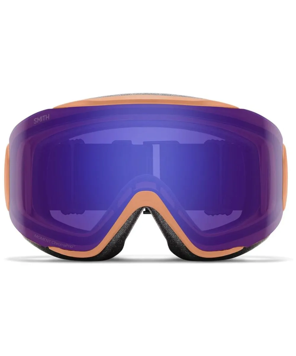 Women's Smith Moment Goggles - ChromaPop Everyday Violet Mirror Lens