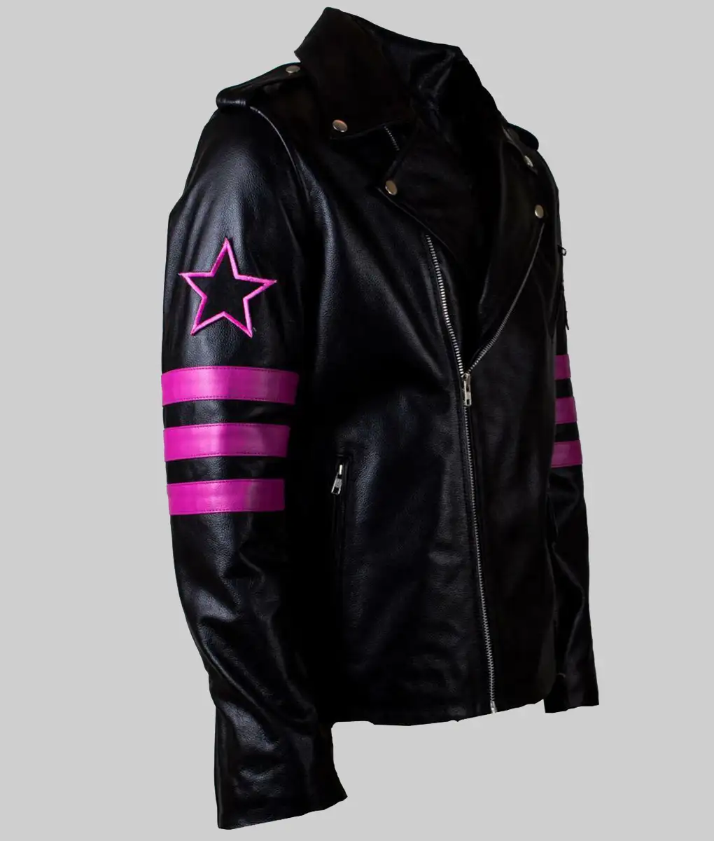 WWE Superstar Hitman Bret Hart Leather Jacket - TLC