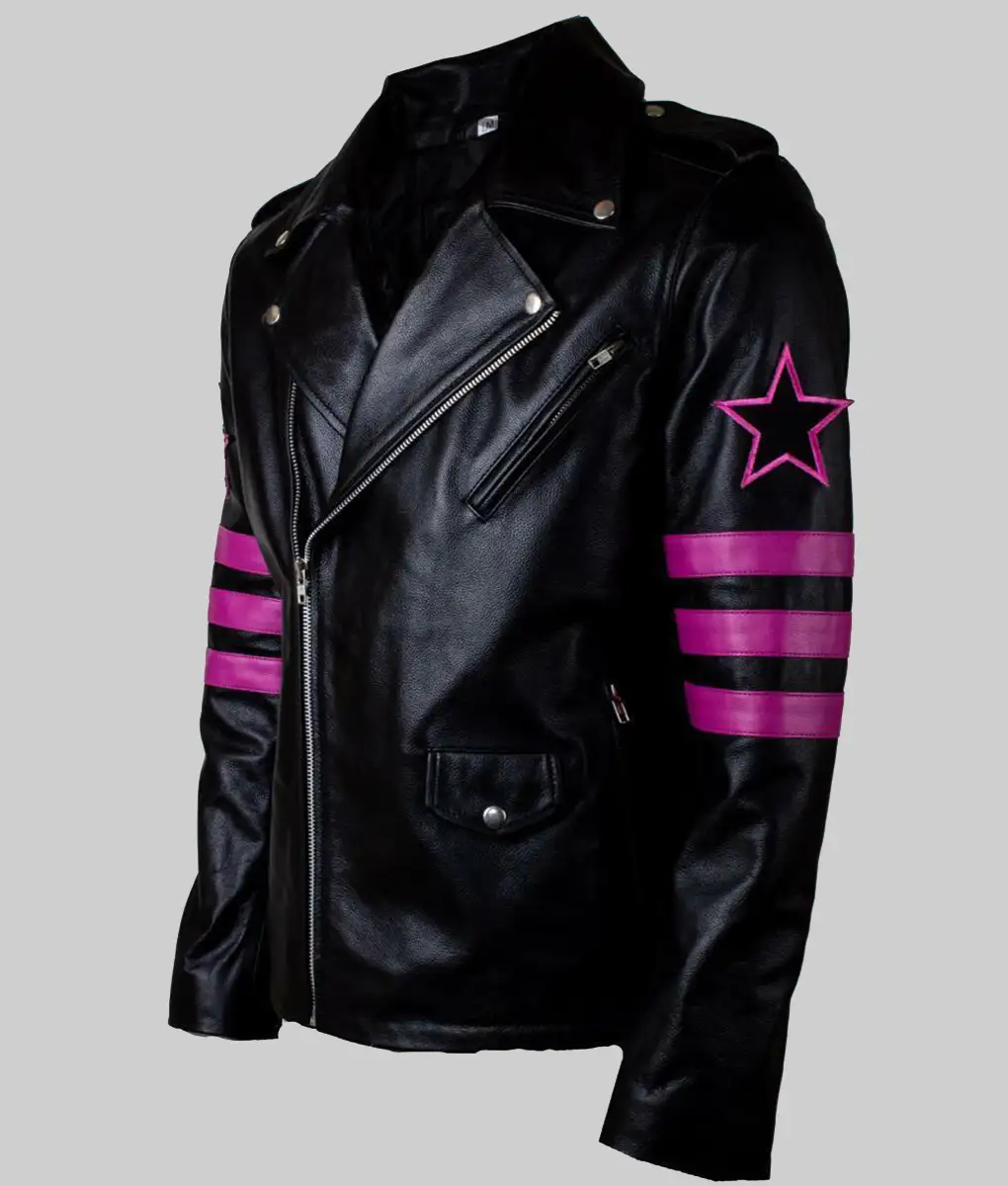 WWE Superstar Hitman Bret Hart Leather Jacket - TLC