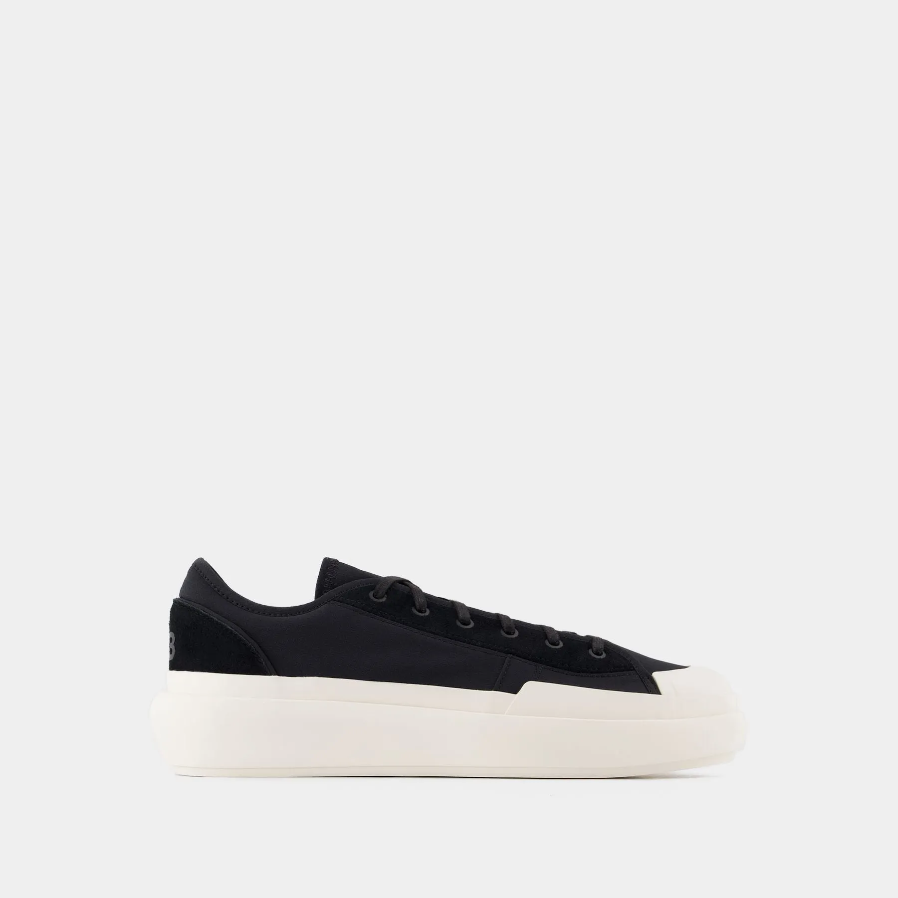 Y-3  Ajatu Court Low Sneakers - Y-3 - Black/Off-White - Leather