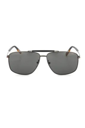    ZEGNA   Shiny Gunmetal Matte Sunglasses