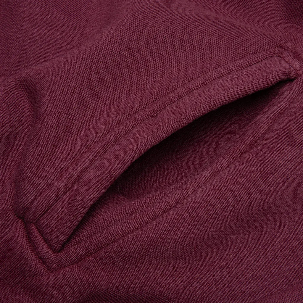 Zip Up Hoodie - Bordeux